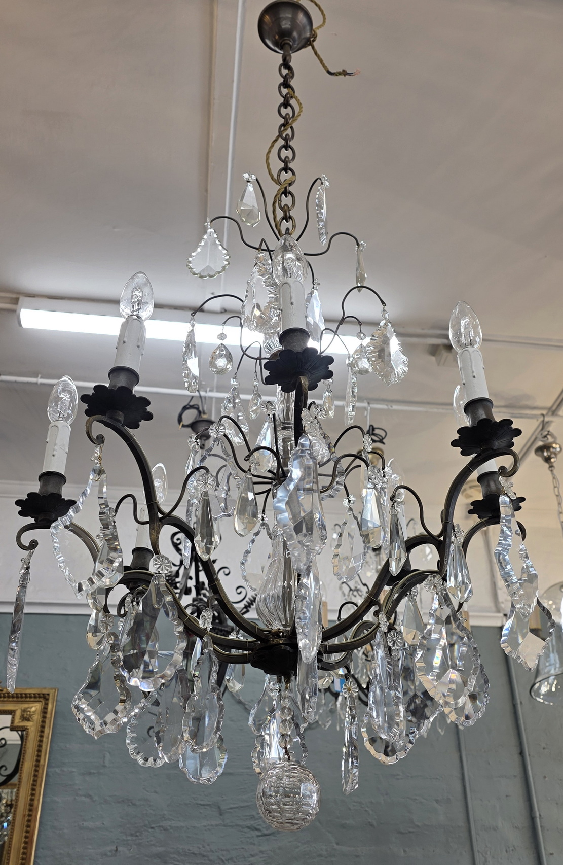 A Parisian Salon Chandelier A Parisian Salon Chandelier